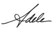 first name signature